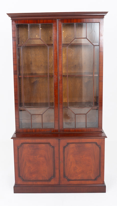 Georgian Revival Mahogany Bookcase