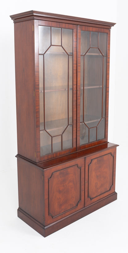 Georgian Revival Mahogany Bookcase