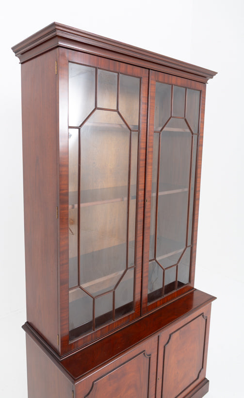 Georgian Revival Mahogany Bookcase