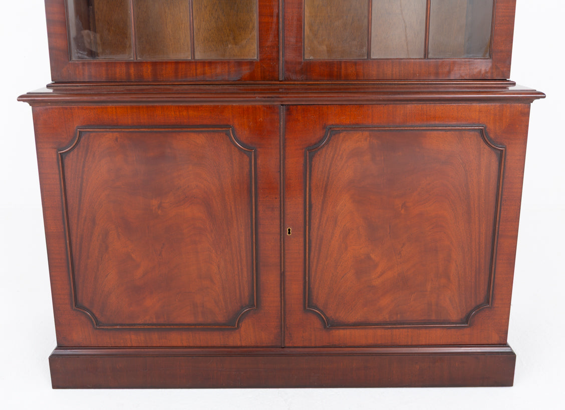 Georgian Revival Mahogany Bookcase