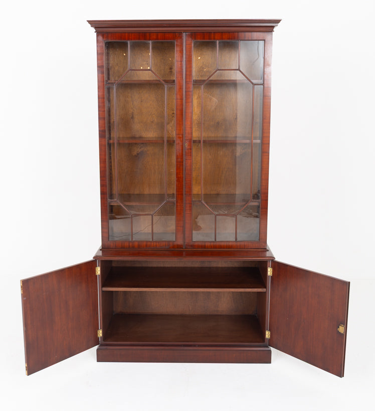 Georgian Revival Mahogany Bookcase