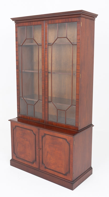 Georgian Revival Mahogany Bookcase