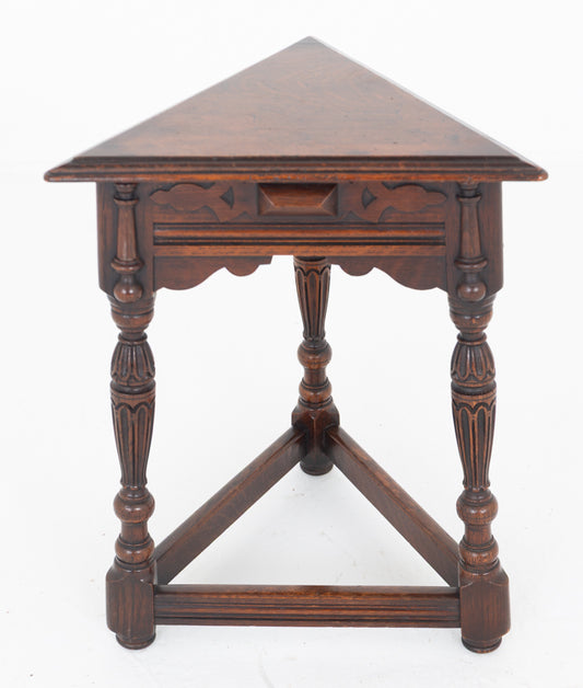 Jacobean Style Oak Stool