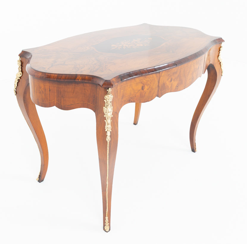 Pretty French Walnut Centre table