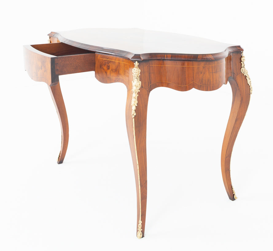 Pretty French Walnut Centre table