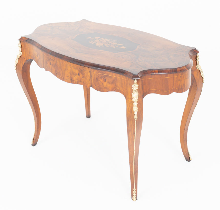 Pretty French Walnut Centre table