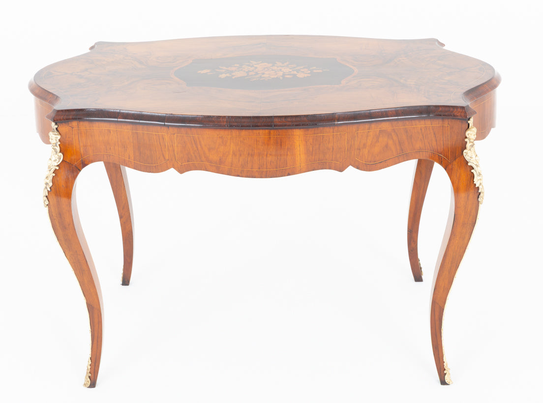 Pretty French Walnut Centre table