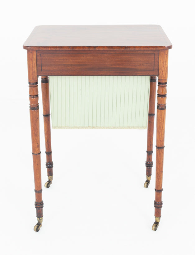 Regency Mahogany Sewing Table