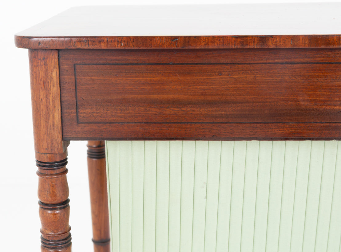 Regency Mahogany Sewing Table