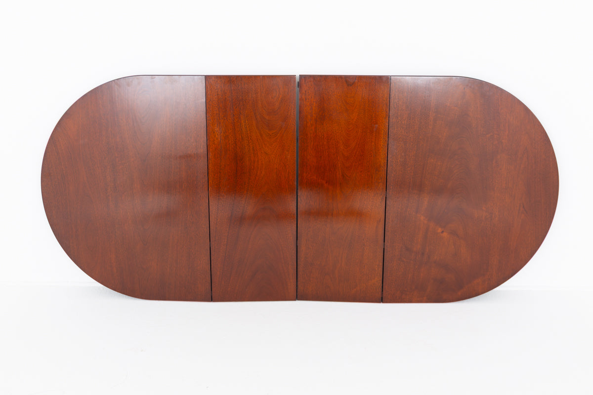 Regency Style Mahogany 2 Pedestal Dining Table