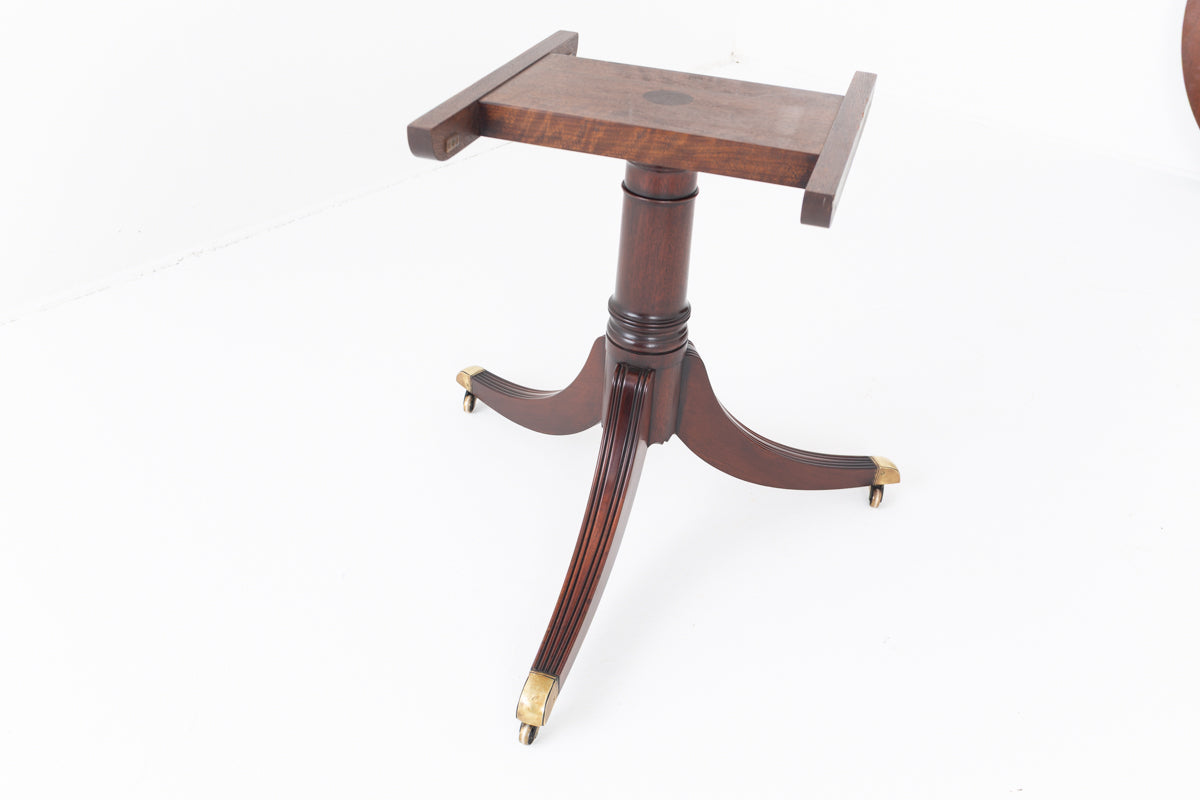 Regency Style Mahogany 2 Pedestal Dining Table