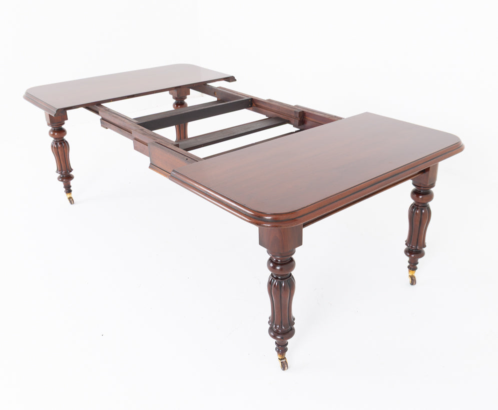 William IV Mahogany 3 Leaf Extending Dining Table