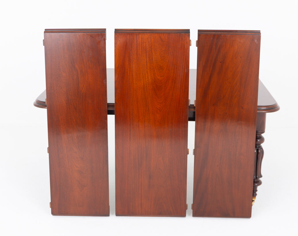 William IV Mahogany 3 Leaf Extending Dining Table