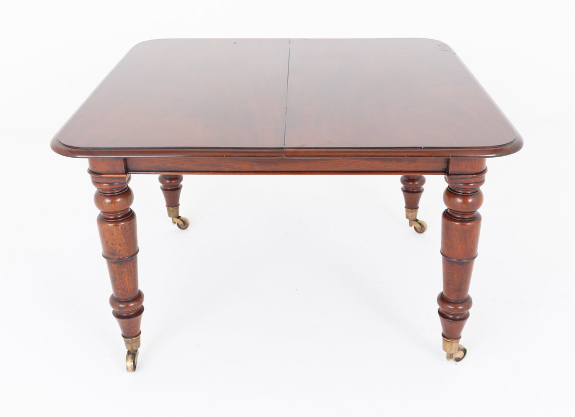 William IV Mahogany 2 Leaf Extending Dining Table