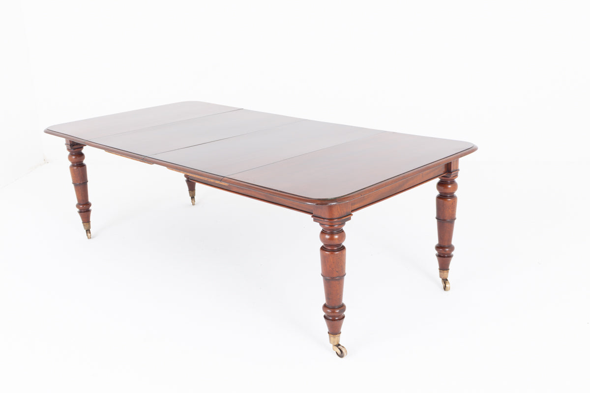 William IV Mahogany 2 Leaf Extending Dining Table