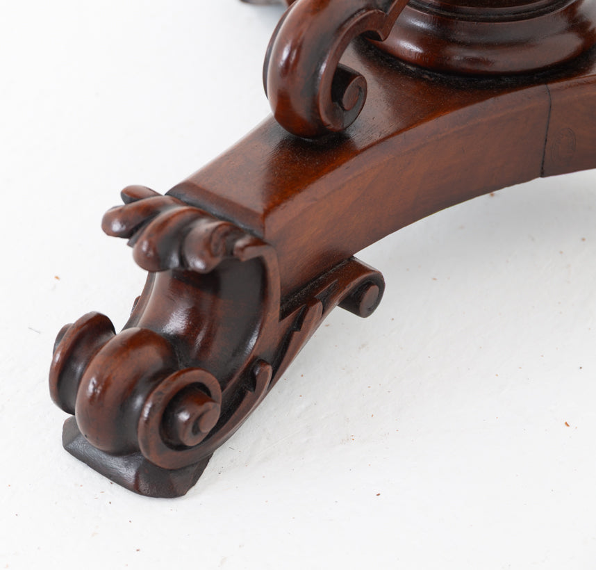 Unusual Victorian Mahogany Occasional Table