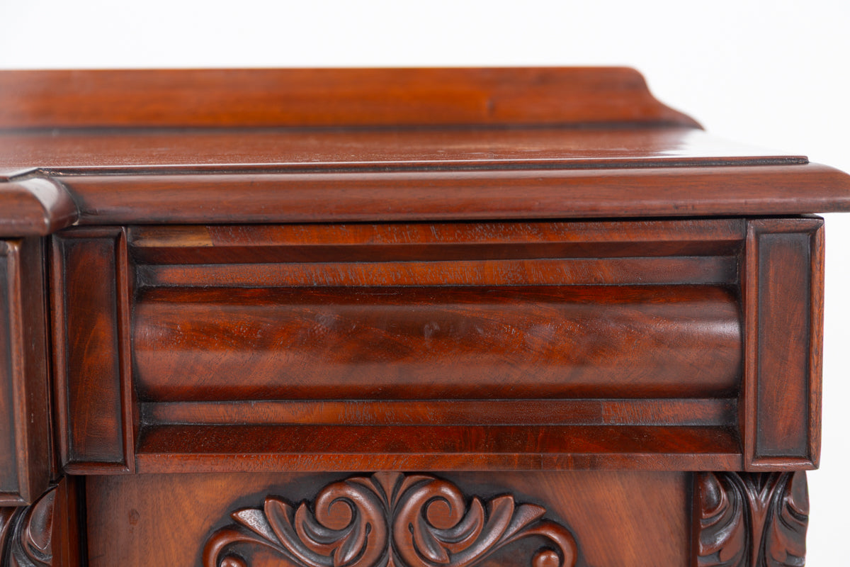 Victorian Mahogany Breakfront Sideboard