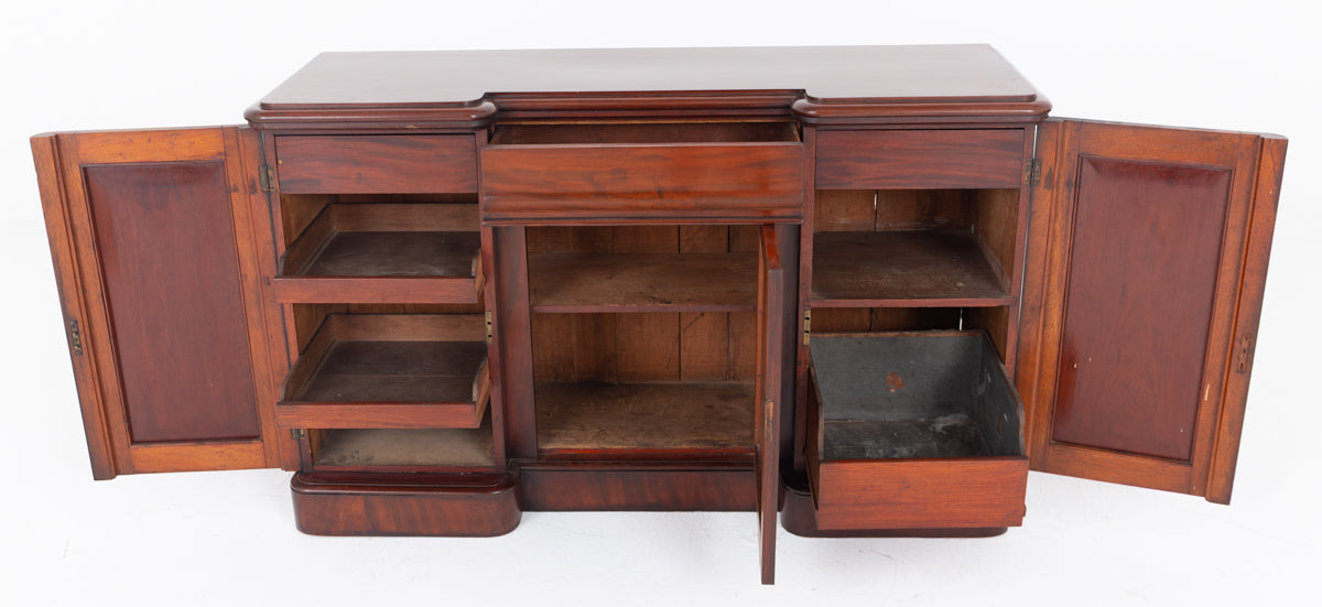Victorian Mahogany 3 Door Sideboard
