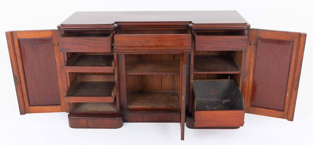 Victorian Mahogany 3 Door Sideboard