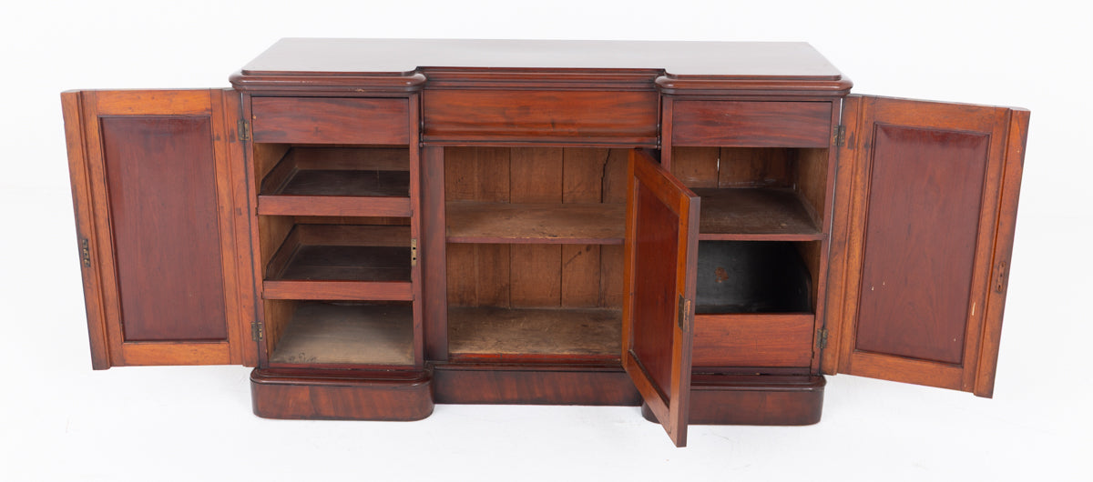 Victorian Mahogany 3 Door Sideboard