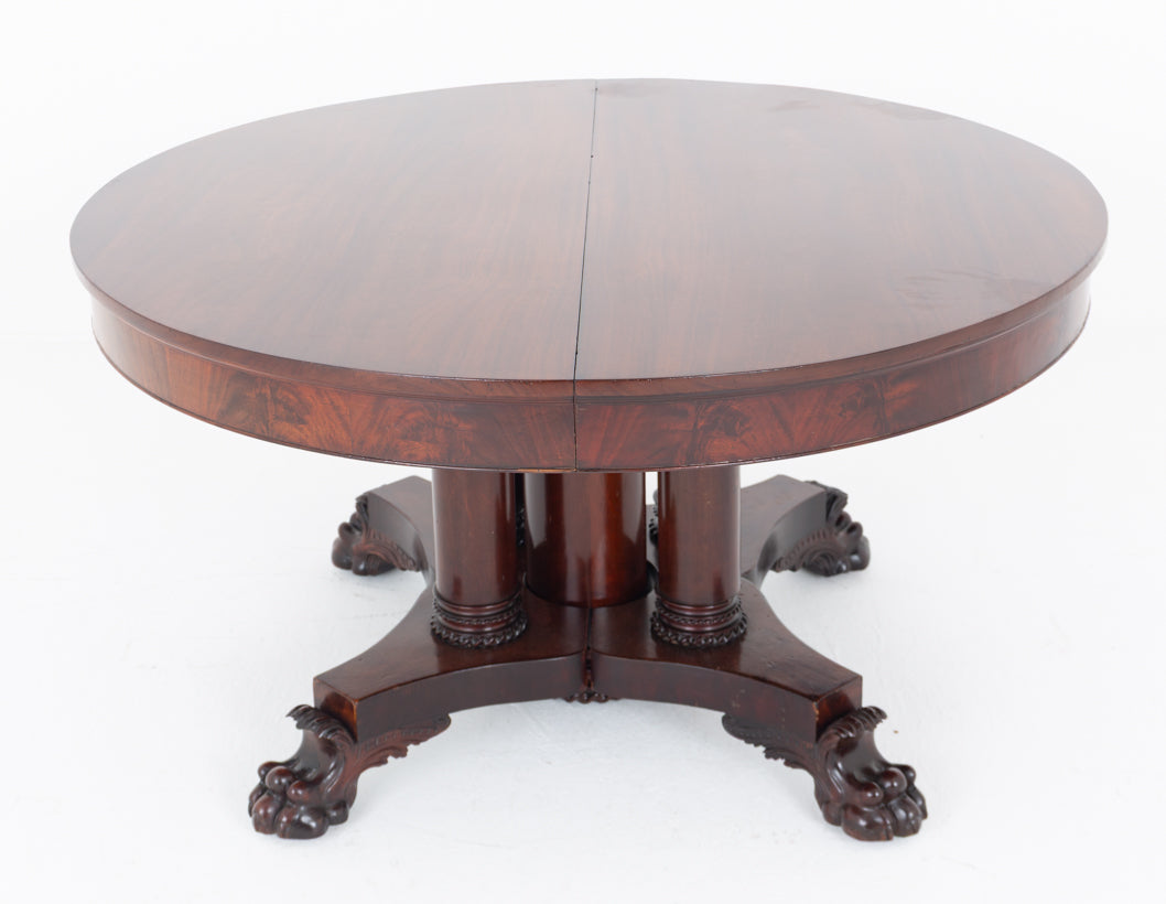Impressive Mahogany Split Base Dining Table