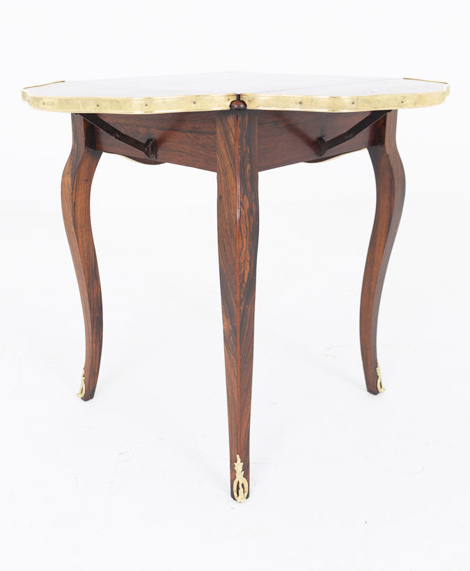Pretty French Rosewood drop leaf Occasional Table