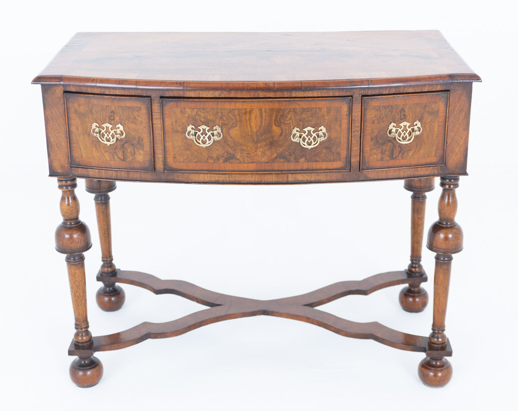 Walnut Carolean Style Side Table