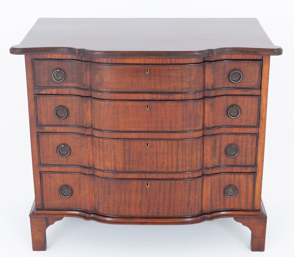 Elegant Georgian Revival Mahogany Chest of Drawers