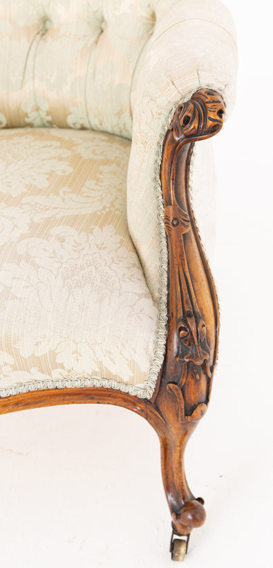 Victorian Mahogany Cabriole Leg Chair