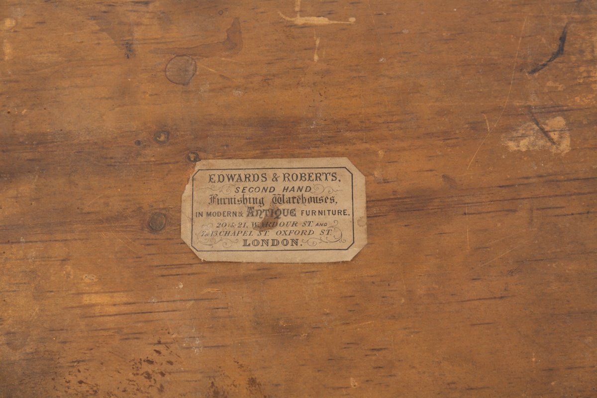 Victorian Oak Pedestal Desk
