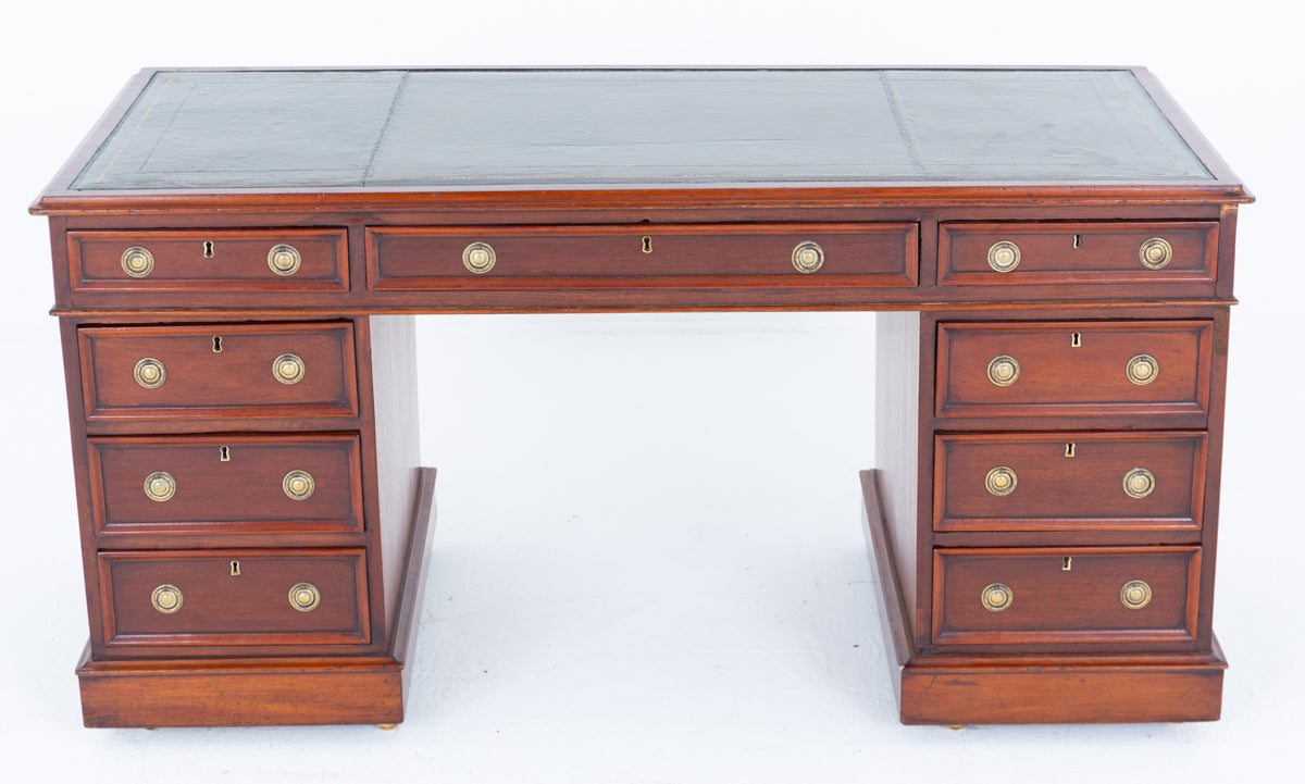 Victorian Mahogany Partners Desk