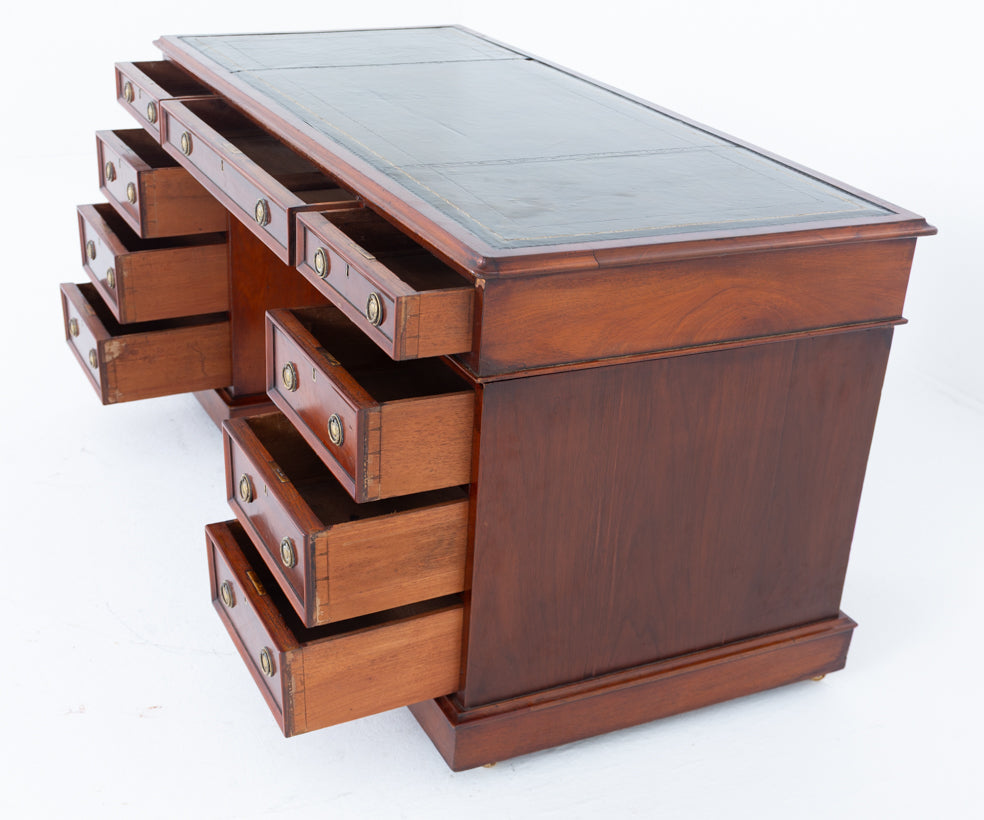 Victorian Mahogany Partners Desk