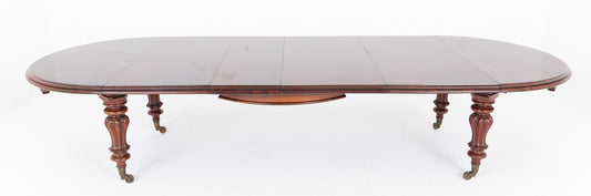 Large Victorian Mahogany Extending Dining Table