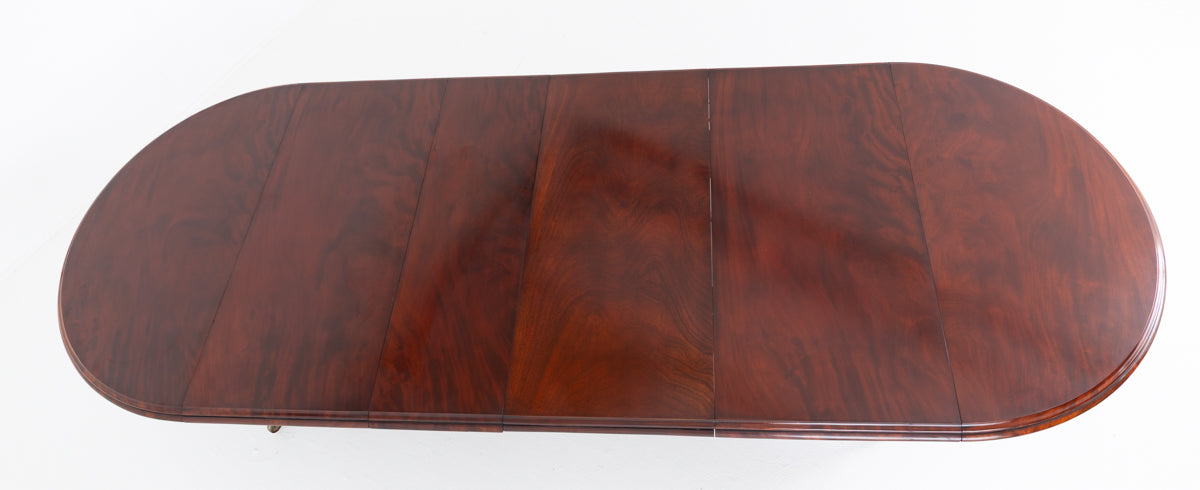 Large Victorian Mahogany Extending Dining Table