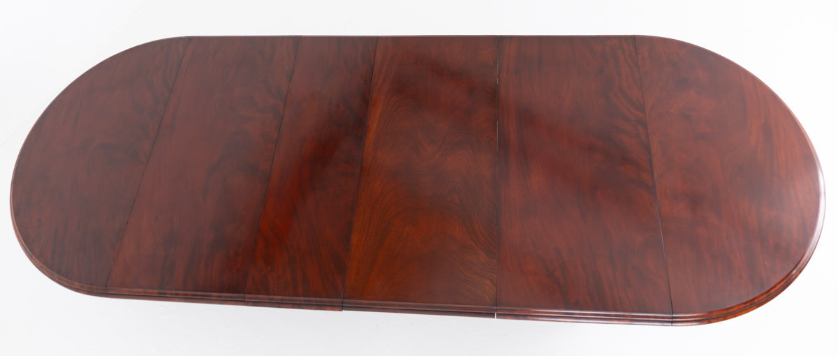 Large Victorian Mahogany Extending Dining Table