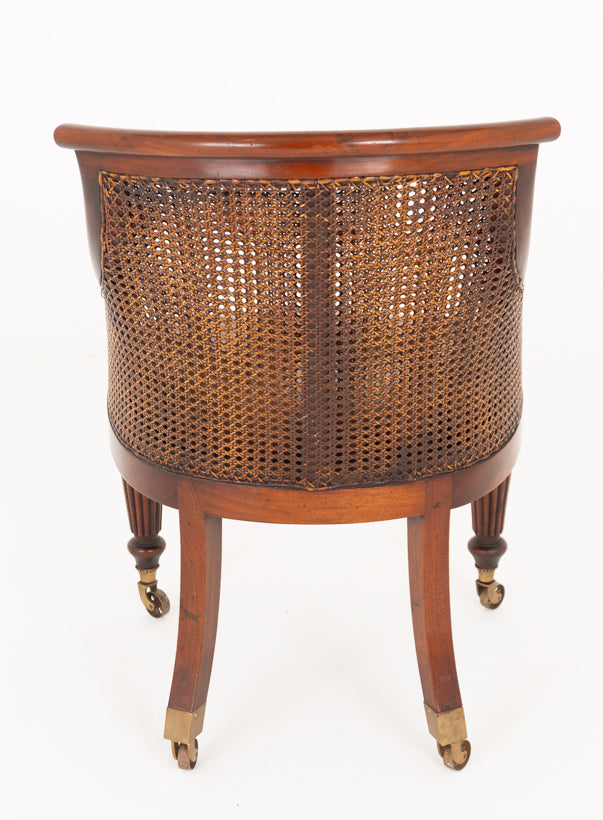 Regency Revival Mahogany Desk Chair