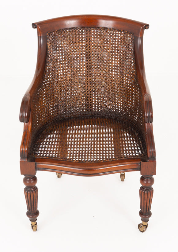 Regency Revival Mahogany Desk Chair