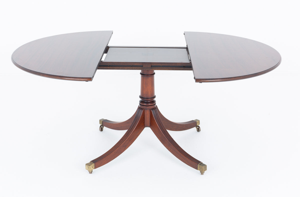 Regency Revival Mahogany Dining Table