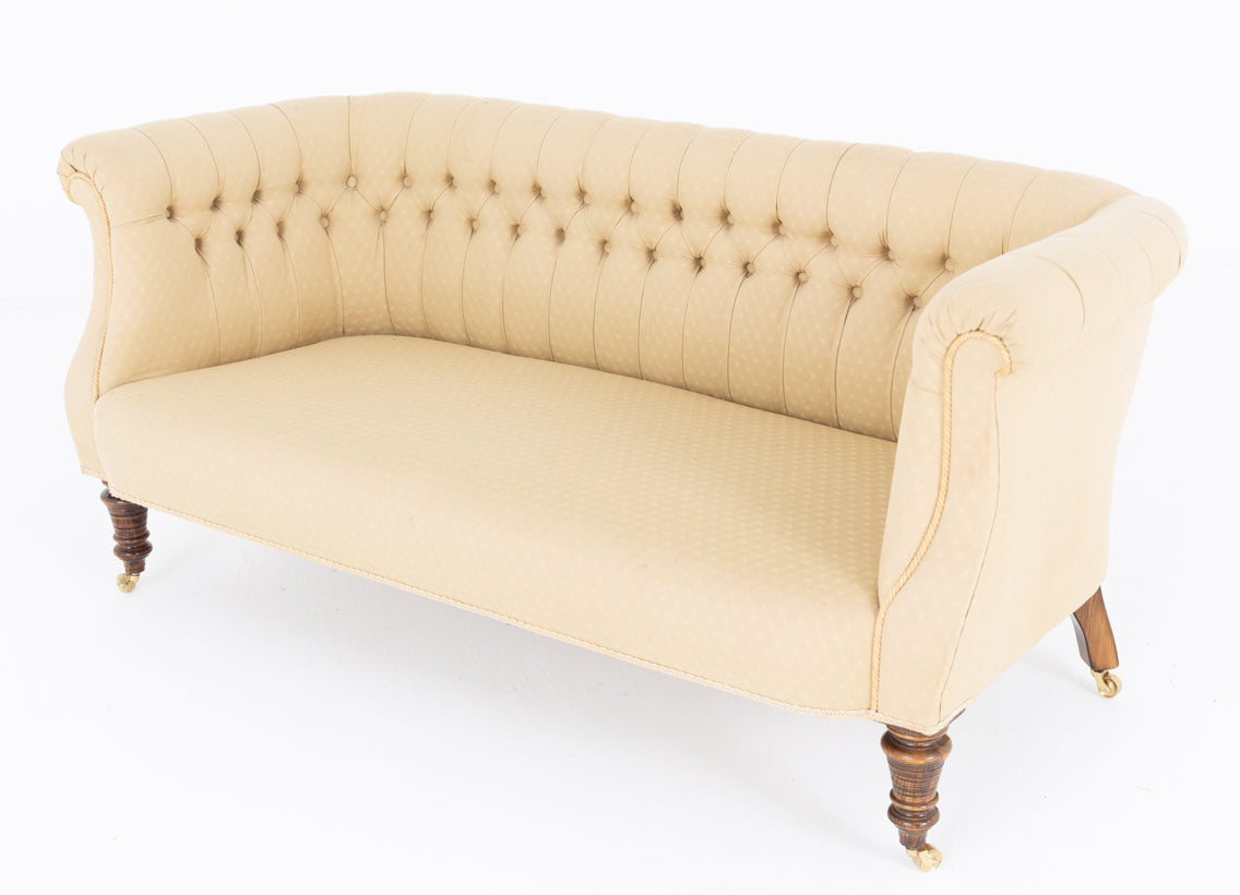 Victorian Elegant Upholstered Chesterfield