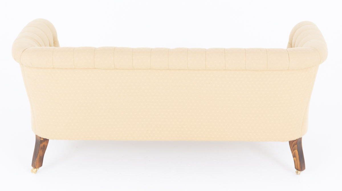 Victorian Elegant Upholstered Chesterfield