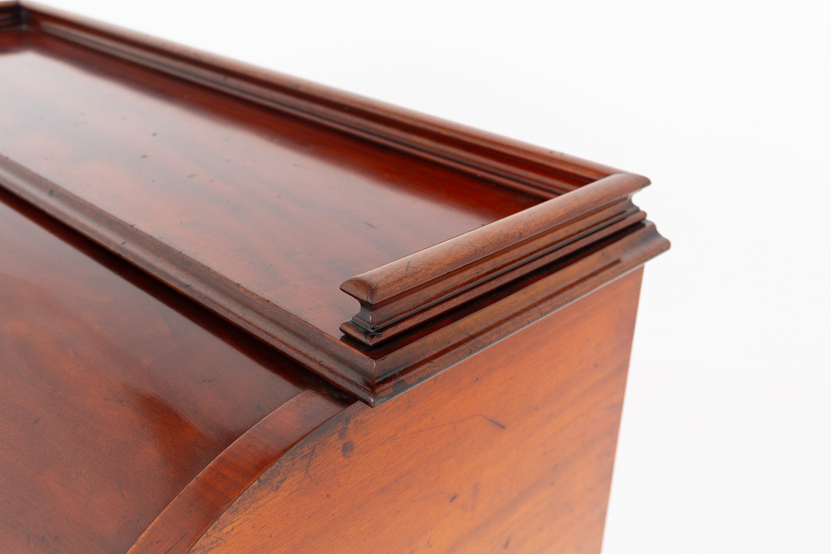 Victorian Mahogany Cylinder Desk
