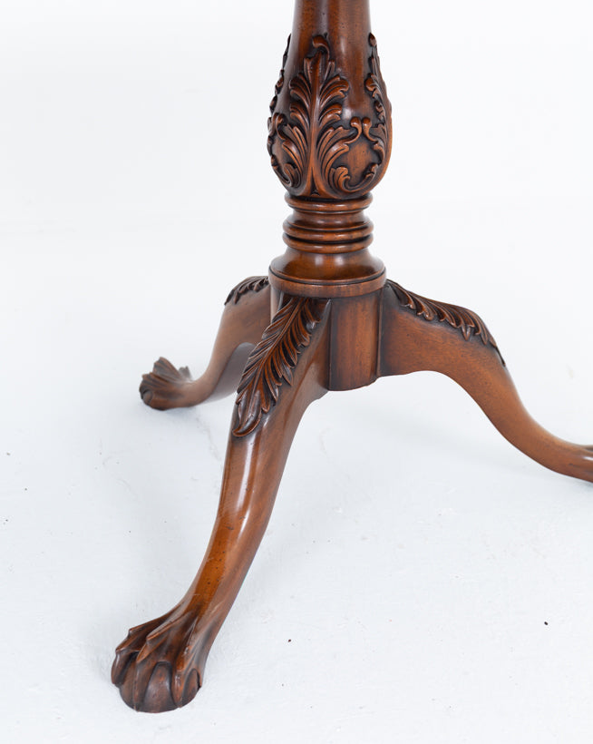 Regency Revival Mahogany Pedestal Dining Table