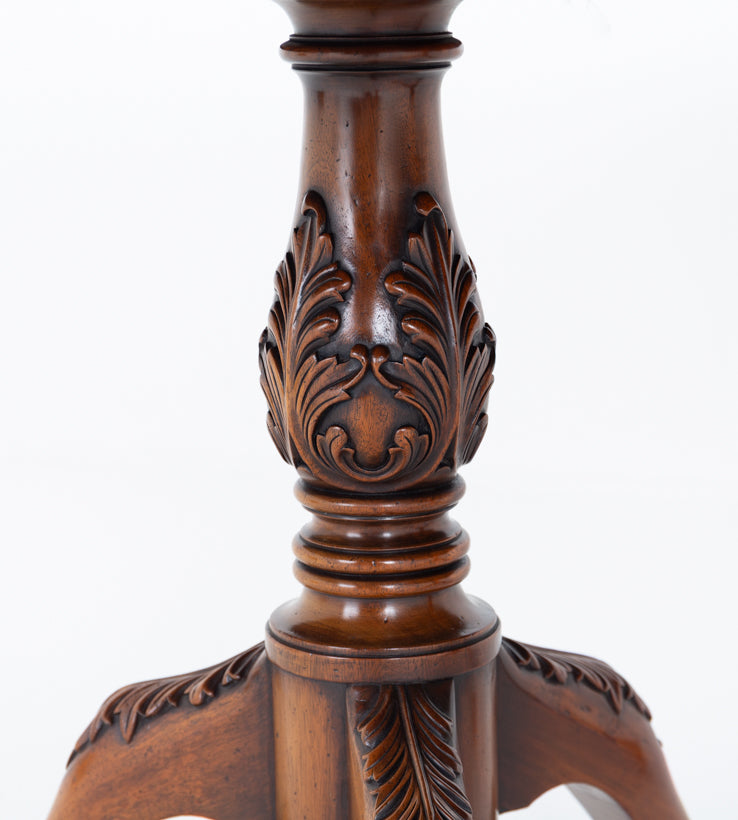 Regency Revival Mahogany Pedestal Dining Table