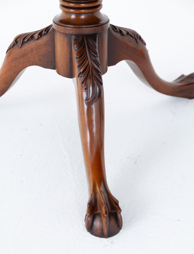 Regency Revival Mahogany Pedestal Dining Table