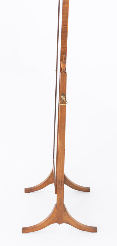 Elegant Walnut Cheval Mirror