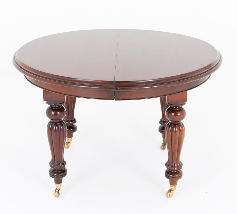 William Iv Mahogany Extending Dining Table