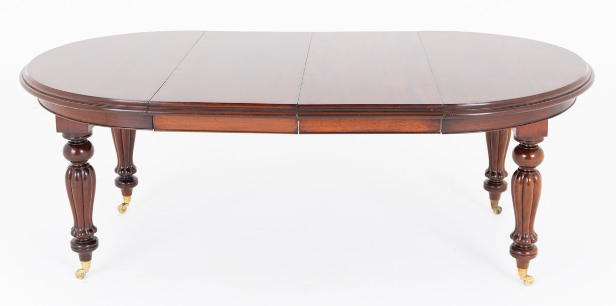 William Iv Mahogany Extending Dining Table