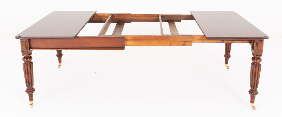 Regency Mahogany 2 Leaf Extending Dining Table