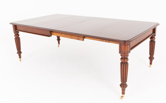 Regency Mahogany 2 Leaf Extending Dining Table