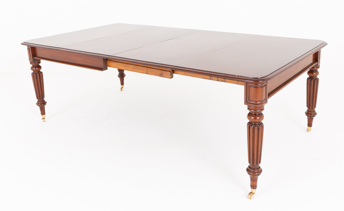 Regency Mahogany 2 Leaf Extending Dining Table